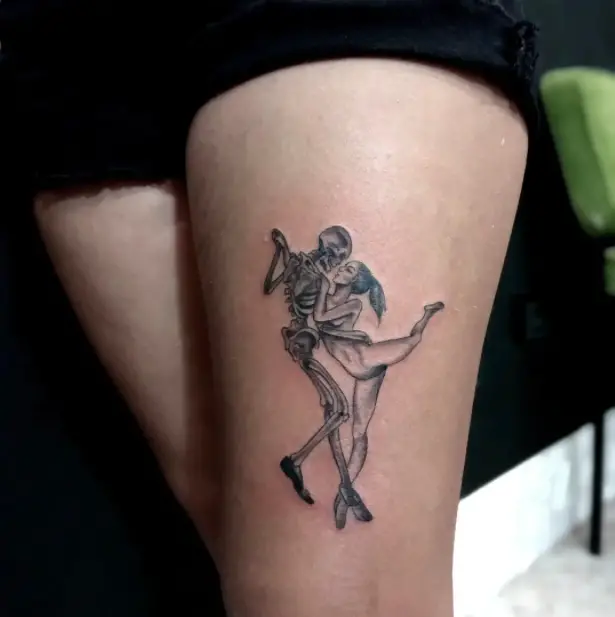36 Amazing and Beautiful Dance Tattoo Ideas and Design Dancers Will Love - Psycho Tats